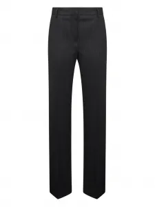 Брюки в полоску Pt Torino, черный