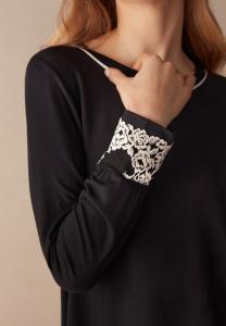 Верх пижамы PRETTY FLOWER Intimissimi, черный