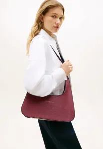 Сумка через плечо с металлическим логотипом Tommy Hilfiger, Velvet Maroon