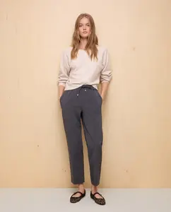 Женские однотонные брюки Easy Wear, светло-серый