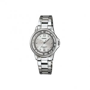 CASIO Часы Standard Series Quartz Movement Stainless Steel Strap Watch Women's Watch Silver Dial, Silver Dial
