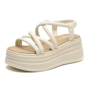 Сандалии с одним ремешком женские HUANAI, Beige