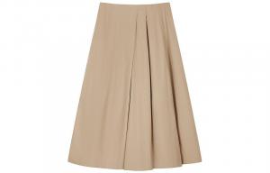 Женские повседневные брюки Moderate Wide Leg MUJI, бежевый