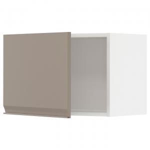 Настенный шкаф, белый/матовый темно-бежевый Upplöv, 60x40 см IKEA Metod
