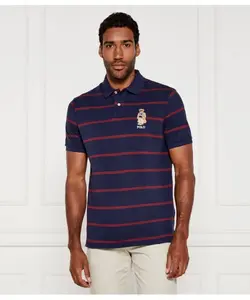 Футболка поло Slim fit Polo Ralph Lauren, синий