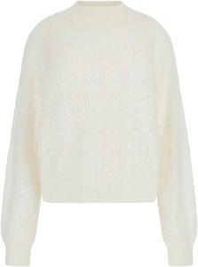 GUESS Kensley свитер с открытой вязкой, Cream White