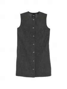 Платье на пуговицах A.P.C., серый