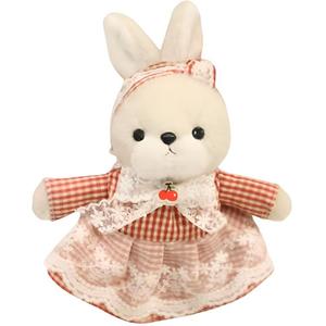 Пасторальный кролик плюшевый кулон 20 см высотой YOUYOUGUNANA