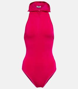 Боди с капюшоном ALAÏA, розовый