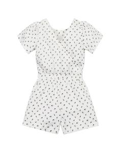 Вязаный комбинезон Hope & Henry Knit Flutter, белый