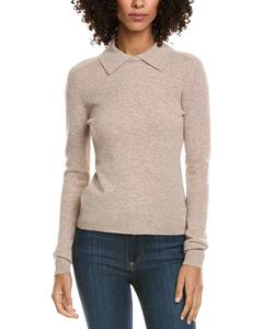 Кашемировый кардиган-поло InCashmere Incashmere, коричневый