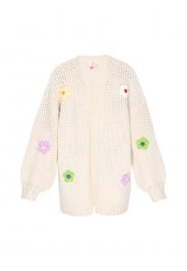 Кардиган оверсайз IZIA Fashion Look, Natural White