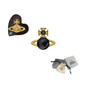 Vivienne Westwood Томасина Латунные гвоздики Унисекс Золотые