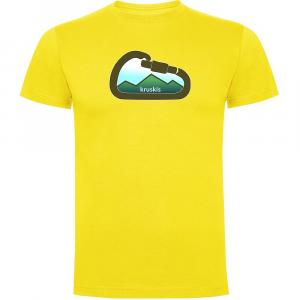 Футболка Kruskis Mountain Carabiner, желтый
