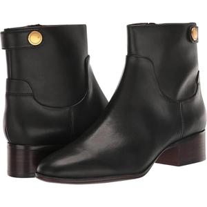 Женские ботинки Franco Sarto Jessica из черной кожи с миндалевидным носком