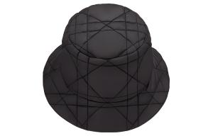 Ковбойская шляпа женская черная DIOR