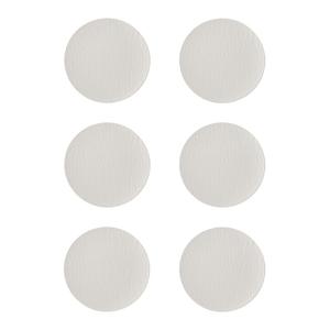 Обеденная тарелка Universalteller Manufacture Rock ø 25,0 см, набор из 6 белых тарелок Villeroy & Boch, белый