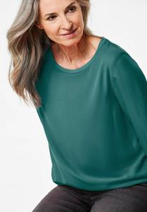 Блуза GOLDNER, темно-зеленый