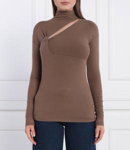 Блуза Pinko Slim Fit, коричневый