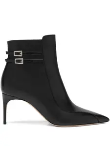 Ботильоны Giordana 70 с пряжками Malone Souliers, черный