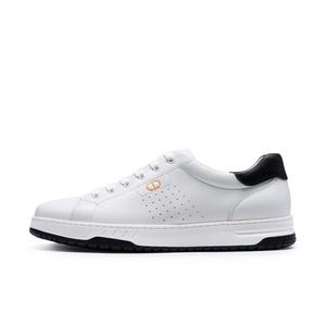 CHRISDIEN DENY Мужские низкие скейтерские кеды белые, цвет White