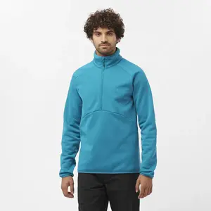 Мужская незаменимая теплая толстовка Salomon на молнии, синий