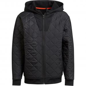 Детская куртка с капюшоном Grade School Adidas, черный