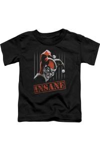 Футболка с коротким рукавом Batman Insane для малышей Gildan, черный