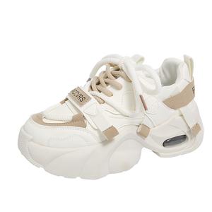 Низкие массивные кроссовки женские PARK DANCE, априкот