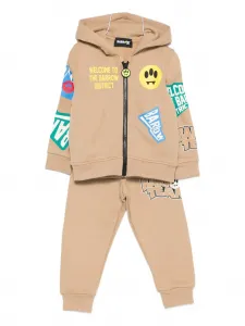 Бейсбольный спортивный костюм с капюшоном Barrow Kids, коричневый