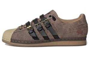 Кроссовки Adidas Originals Melting Sadness X Adidas Originals Originals Superstar Karoro Hole 'Brown Black Creamyellow'