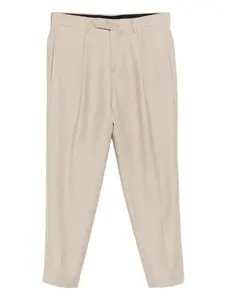 Плиссированные классические брюки Dell'Oglio, нейтральный