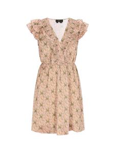 Платье до колена faina, цвет beige multicolor