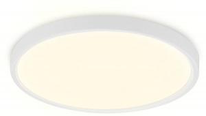 Светодиодный потолочный светильник Nettlife Flach, белый - пластик - 17 x 3 x 17 см