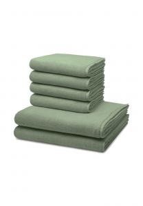 Набор полотенец Ross Sensual Skin, 6 штук, зеленый