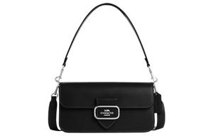 Сумка-багет Morgan из кожи, женская сумка через плечо, кросс-боди черный COACH