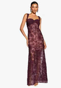 Платья для особых случаев стандартного кроя, украшенные пайетками. Lipsy, Burgundy Ecru