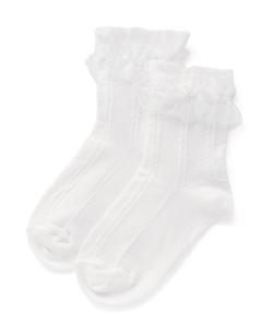 Мерсеризованные носки с оборками (13–21 см)