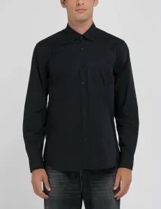 Хлопковая поплиновая рубашка с логотипом R