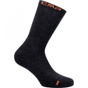 Носки CMP 3I87177 Hiking long, черный