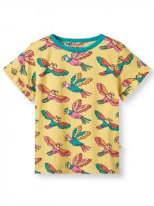 Футболка Papageien Småfolk, цвет gelb/bunt