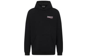 Толстовка мужская Balenciaga Political Campaign Logo, черный
