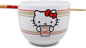Набор японской керамической посуды Hello Kitty Cup Noodles, белый