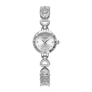 Disney Часы Quartz Movement Eco Friendly Copper Strap Watch Women's Watch Pink Watch Dial, White MK-11750W