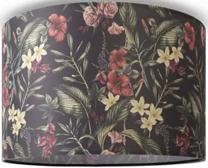 Светильник потолочный Paco Home Hugo Flower, черный