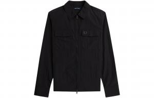Ветровка с логотипом на молнии FRED PERRY, черный