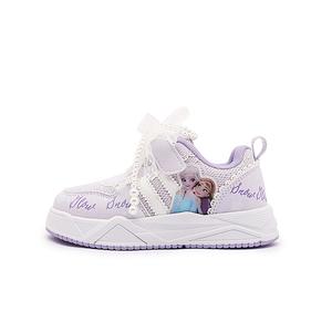 Морозостойкие износостойкие легкие амортизирующие нескользящие кроссовки low top для детей Disney, светло-фиолетовый