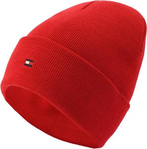 Мужская шапка-манжета Tommy Hilfiger с вышитым флагом, Primary Red