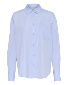 Рубашка Kaffe Blouse Tara, небесно-синий