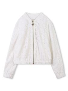 Michael Kors Kids гипюровый кардиган, нейтральный
